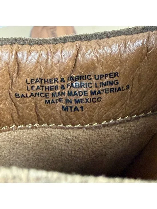 Born Bandy Blanket Mules Clogs Womens 9 Brown Blue White Slip On - Picture 9 of 11